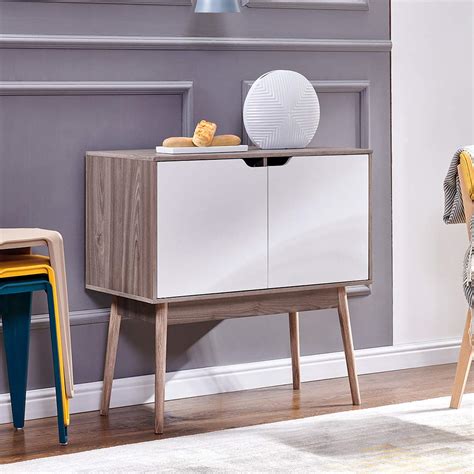 Menaka Wooden Kitchen Storage Cabinet Unit Storage Sideboard Cupboard ...