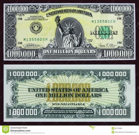 Printable Million Dollar Bill - Printable