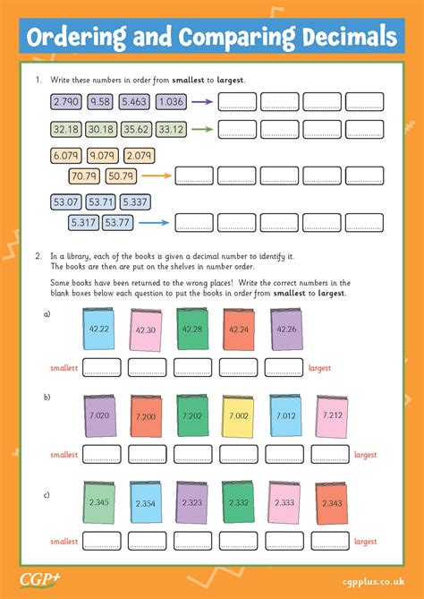 Image result for 5th Grade Math Worksheets Ordering Numbers