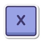 Image result for Keyboard Key X Icon