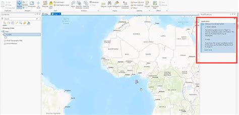 Image result for Projection ArcGIS Pro Example