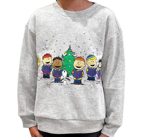Peanuts Charlie Brown Christmas Sweater - Kid's Light-Up Holiday ...