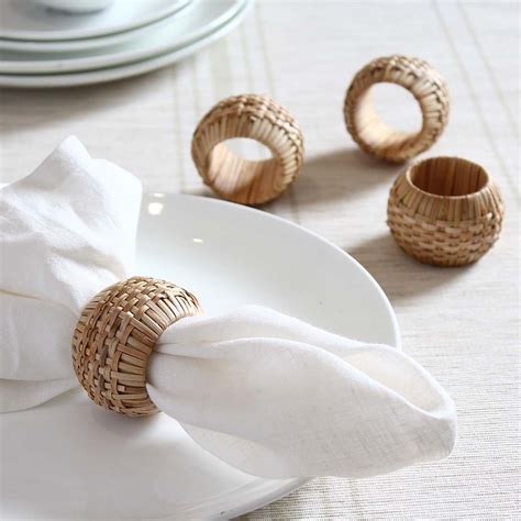 Ceon Napkin Ring Set Of 4 – Home4u