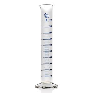 Glassco Borosilicate 3.3 Glass Measuring Cylinder with Hexagonal Base ...