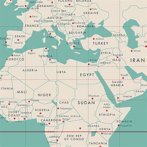 Modern Map of World 的图像结果