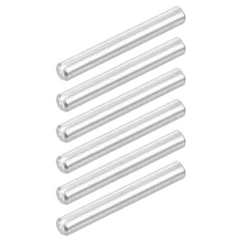 uxcell 50Pcs 4mm x 30mm Dowel Pins 304 Stainless Steel Support Shelves ...