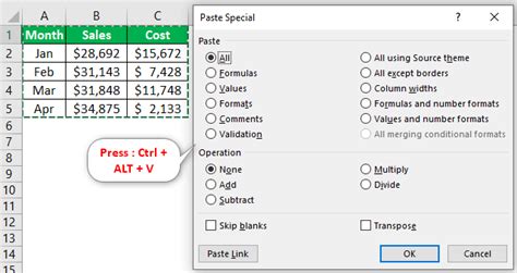 Image result for Quick Key for Paste Values Excel