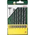 Bosch Professional 10-Piece HSS-R Metal Drill Bit Set | High-Speed ...