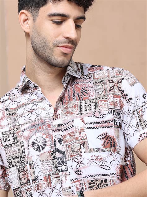 Buy Trending Rayon Printed Half Sleeve Shirt Online in India