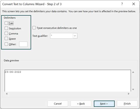 Image result for Convert Text to Column Wizard