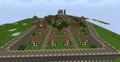 Medieval Minecraft Town Tutorial 的图像结果