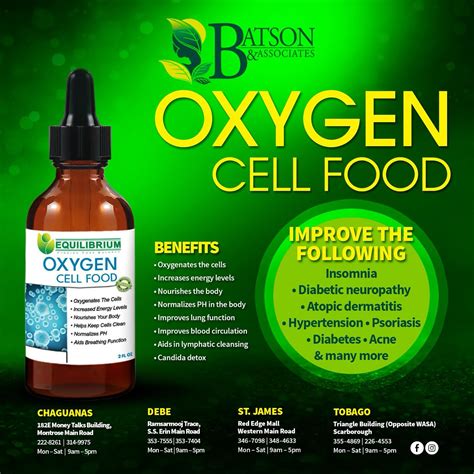 Batson & Associates | OXYGEN CELL FOOD BACK IN STOCK ‼️‼️‼️ Improves the following • Insomnia ...