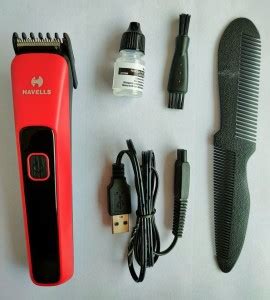 HAVELLS BT5111C Cordless/Corded Beard Trimmer (Black & Red) Trimmer 45 ...