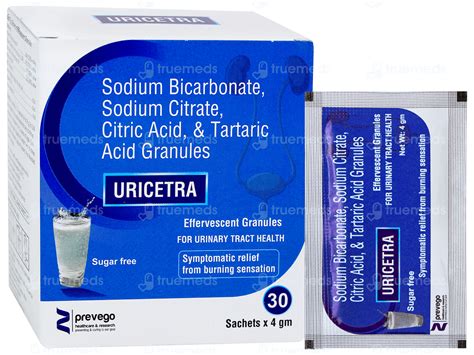 Uricetra Granules 4 Gm - Uses, Side Effects, Dosage, Price | Truemeds