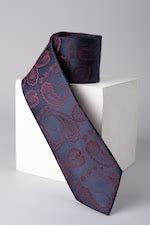 Buy Men Navy Embroidered Tie Online - 39959985 | Louis Philippe