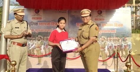 In Alwar Organizing Rajasthan Police Foundation Day honoring policemen ...