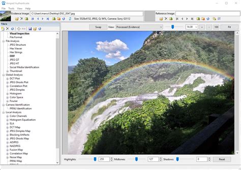 EXIF Metadata 的图像结果