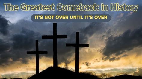 The Greatest Comeback in History, Transformation Church - Kerrville ...