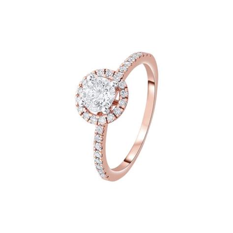 Buy Luxurious Diamond Solitaire Ring in Rose Gold YRG23024 Online at ORRA.