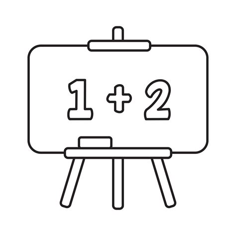 Math School Icon Set Outline Style 27885988 PNG