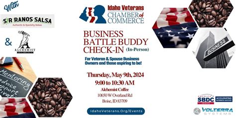 Business Battle Buddy Check-In! (In Person) , 10650 W Overland Rd ...