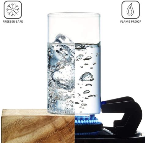 AM5167 Borosil Vision Medium Glass Set (Transparent, 295ml) Set of 6 ...