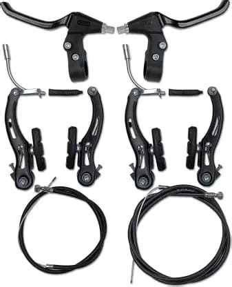 ghg Newton MTB Cycle Power Brake set + wire set + lever set Brake Shoe ...