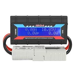 150A Watt Meter Power Analyzer w/2 Plugs LCD Backlight for RC Drone ...