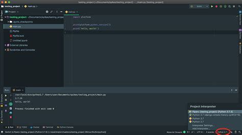 How to Lower Python Version in PyCharm 的图像结果