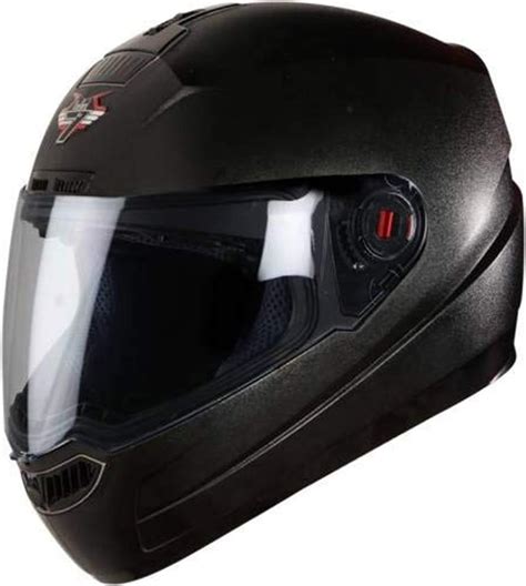 Yamaha YR7 Full Face Helmet (Matte Black, Size XL) Y6AYR7MBXL16 ...