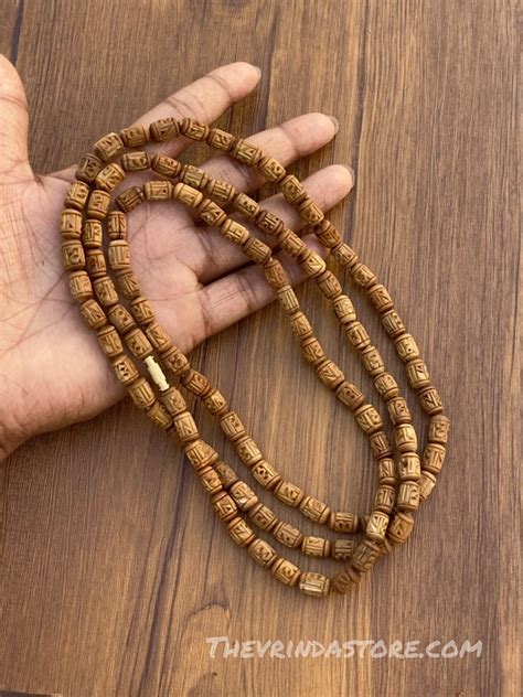 3 Round Radha Name Original Tulsi Mala The Vrinda Store - Original ...