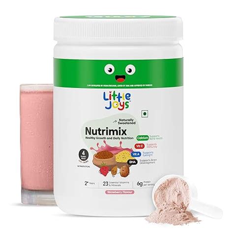 Little Joys NutriMix Nutrition Powder Strawberry Flavor 400 grams ...