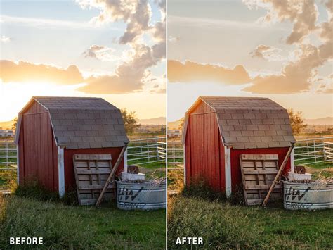 PHOTOSHOP ACTIONS – Harvest // Warm Tone, Golden Hour - Etsy