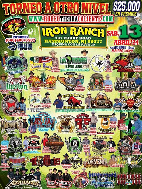 TORNEO A OTRO NIVEL 2024 SABADO, IRON RANCH 'PLAZA TECHADA", HAMMONTON ...