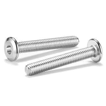 M8 x 45mm 20Pcs Flat Head Hex Socket Cap Screws Bolts, 304 Stainless ...