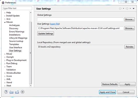 Image result for Maven Specify Local Repository