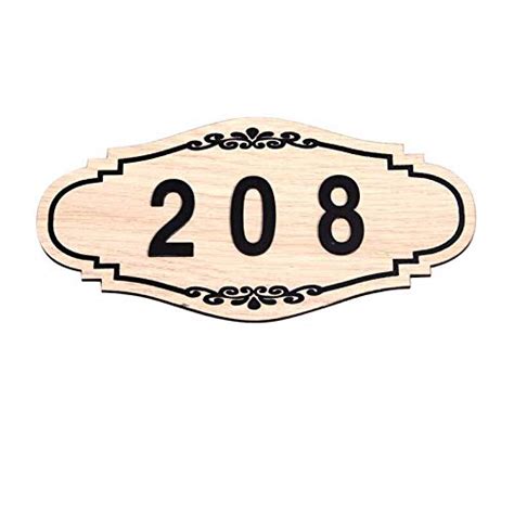 ISEE 360® Customize Door Number Sign Board Sticker Water Proof for ...