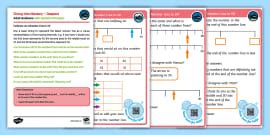 👉 Year 1 Diving Into Mastery: Step 9 Use a Number Line to 20