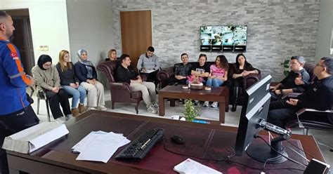 HONAZ SGK PERSONELİNE AFET FARKINDALIK EĞİTİMİ | Denizli Yeni Olay Haber