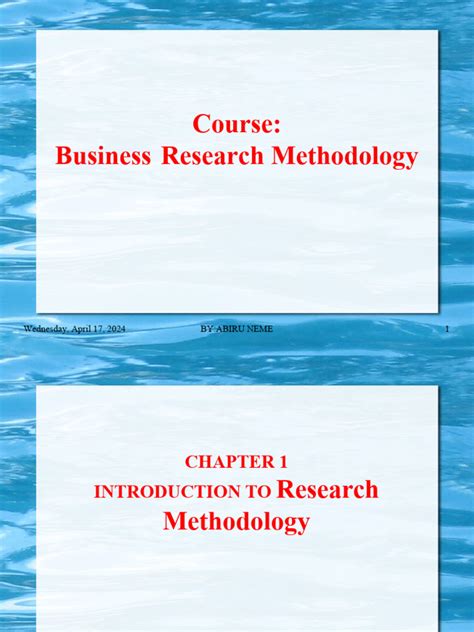 Image result for Research Methodology Examples Chapter 1