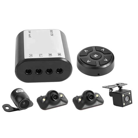 360Degree Bird View System 4 Camera Panoramic Car DVR Recording Parking ...