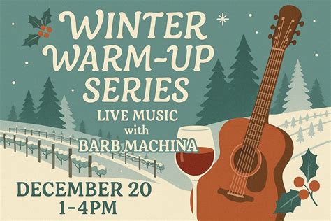 Winter Warm-Up Series: Live Music with Barb Machina, Laurel Haven ...