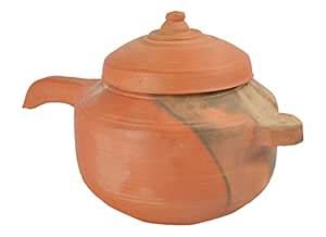 Buy Vaghbhatt Clay Cooker, 2.5 Litres, Brown Online at Low Prices in ...