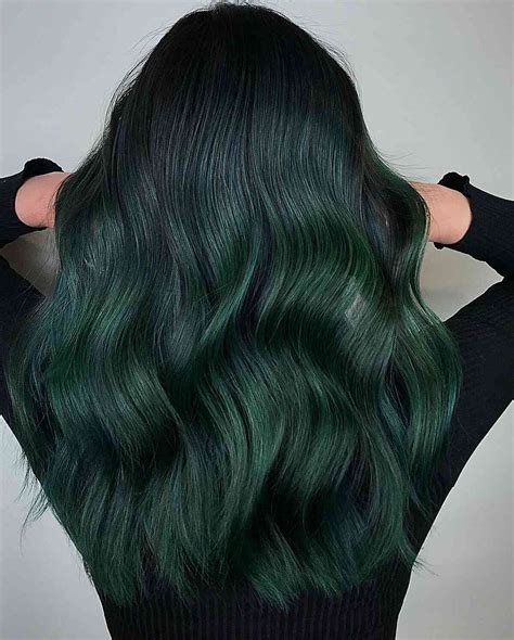 Black And Green Hair Pictures at Jaclyn Glenn blog