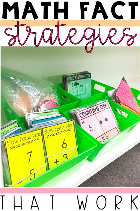 Math Fact Strategies That Work - Teaching with Kaylee B | Math facts, Teaching math facts, Math ...