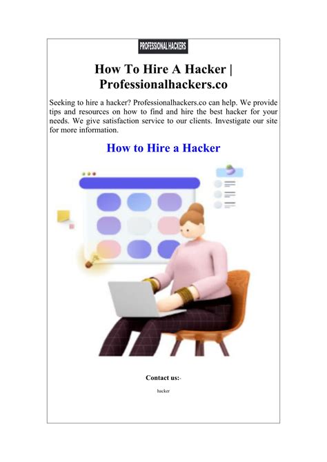PPT - How To Hire A Hacker Professionalhackers.co PowerPoint ...