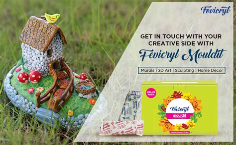 Fevicryl Mould It, 900 g, Clay Set for Modelling and Sculpting, Air Dry ...