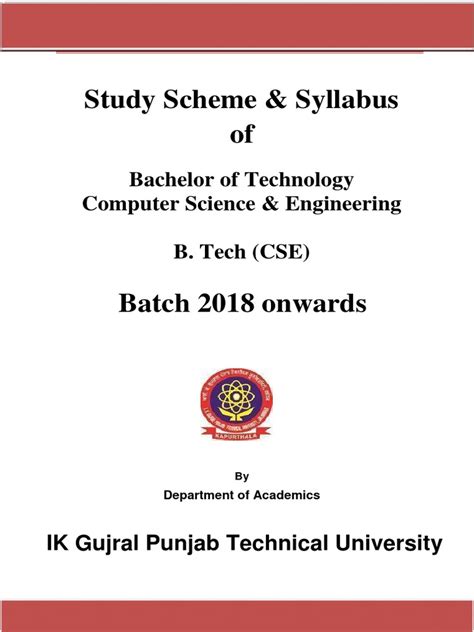 Be Computer Science Engineering Syllabus 的图像结果