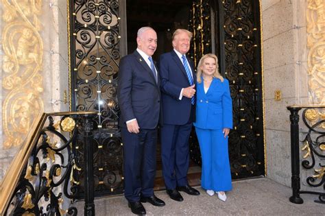 Trump dines with visiting Sara Netanyahu at his Florida golf resort; Yair also attends | The ...