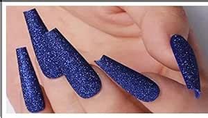 Buy HEAVEN® 24pc Set Of Extra Long French Artificial Nails With Stone ...